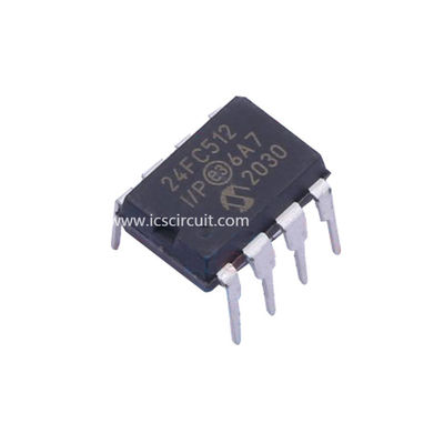 Puce 24FC512-I/P 512k I2c™ CMOS Eeprom périodique d'IC de mémoire instantanée