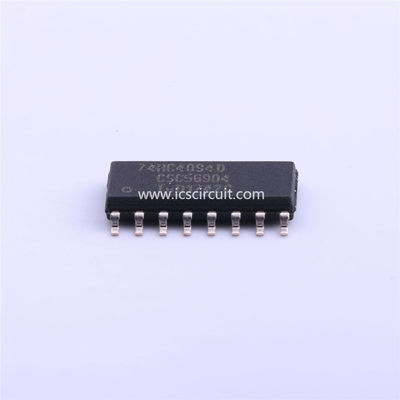 Le registre IC d'autobus d'étape d'IC Chip 8 de contrôleur de CMOS ébrèchent 74HC4094D 653